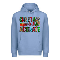 Colony Blue christmas spirit activite Premium Hoodie - Zillion Design Studio