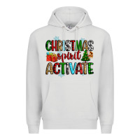 Dove Grey christmas spirit activite Premium Hoodie - Zillion Design Studio