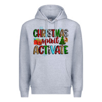 Heather Grey christmas spirit activite Premium Hoodie - Zillion Design Studio
