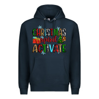 Navy christmas spirit activite Premium Hoodie - Zillion Design Studio