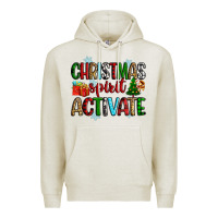 Oatmeal Heather christmas spirit activite Premium Hoodie - Zillion Design Studio