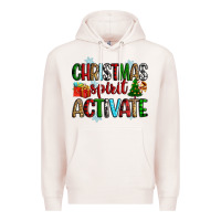 Pale Pink christmas spirit activite Premium Hoodie - Zillion Design Studio