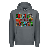 Rock christmas spirit activite Premium Hoodie - Zillion Design Studio