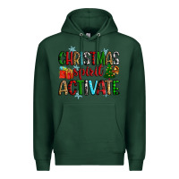 Sports Green christmas spirit activite Premium Hoodie - Zillion Design Studio