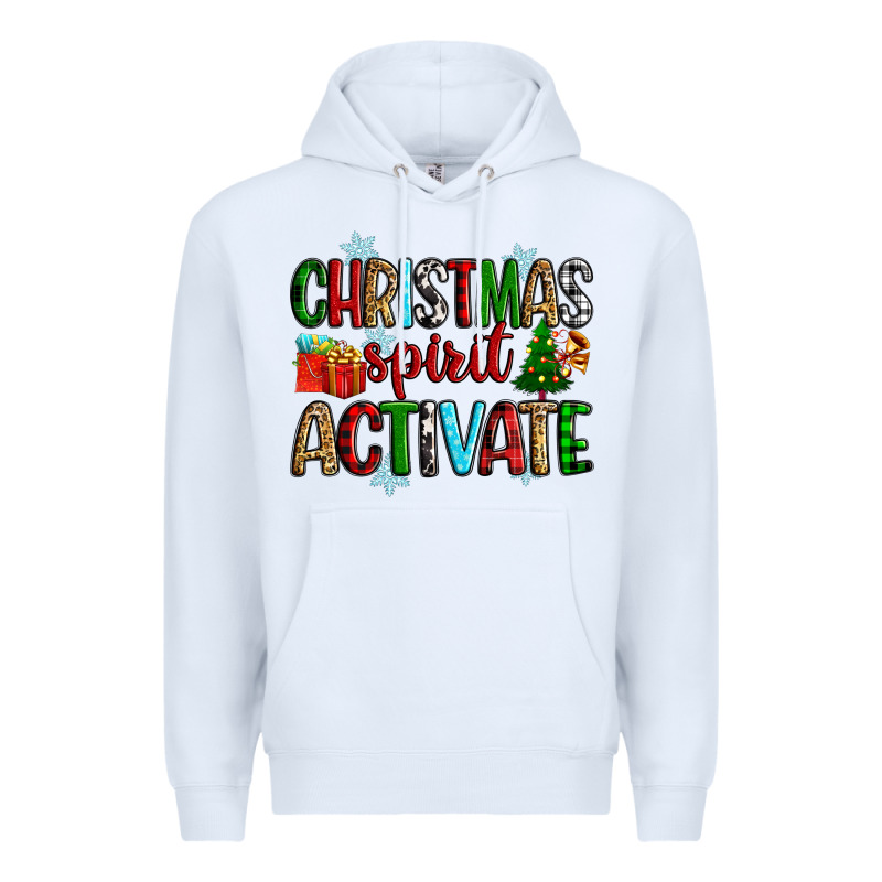 Christmas Spirit Activite Premium Hoodie by Zillion Design Studio | Teevron