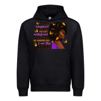 Black They whispered to her afro woman Urban Hoodie - RanaPortraitStore