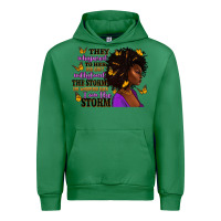 Emerald They whispered to her afro woman Urban Hoodie - RanaPortraitStore