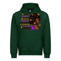 Forest Green They whispered to her afro woman Urban Hoodie - RanaPortraitStore