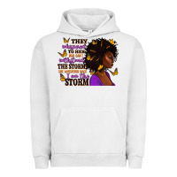 Pigment Lunar Rock They whispered to her afro woman Urban Hoodie - RanaPortraitStore
