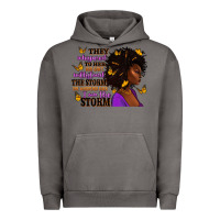 Pigment Tornado They whispered to her afro woman Urban Hoodie - RanaPortraitStore