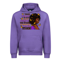 Tulip They whispered to her afro woman Urban Hoodie - RanaPortraitStore