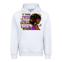 White They whispered to her afro woman Urban Hoodie - RanaPortraitStore