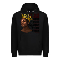 Black afro man god says you are Premium Hoodie - texasbilliewilder