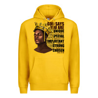 Lemon afro man god says you are Premium Hoodie - texasbilliewilder
