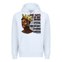 White afro man god says you are Premium Hoodie - texasbilliewilder