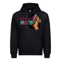 Black Unbothered mood 24:7 Urban Hoodie - RanaPortraitStore