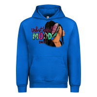 Cobalt Unbothered mood 24:7 Urban Hoodie - RanaPortraitStore