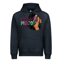 Navy Unbothered mood 24:7 Urban Hoodie - RanaPortraitStore