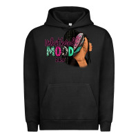 Pigment Black Unbothered mood 24:7 Urban Hoodie - RanaPortraitStore