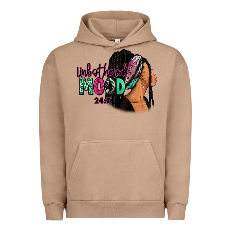 Unbothered Mood 24:7 Urban Hoodie by RanaPortraitStore | Teevron