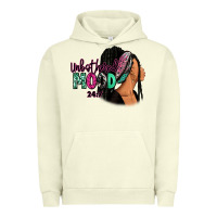 Pigment Pistachio Unbothered mood 24:7 Urban Hoodie - RanaPortraitStore