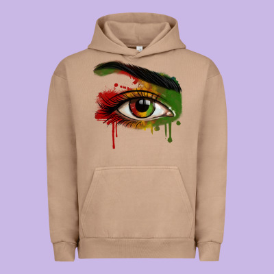 Urban Hoodie Watercolor Juneteenth eyes