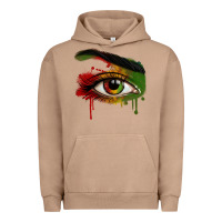 Pigment Burro Watercolor Juneteenth eyes Urban Hoodie - RanaPortraitStore