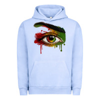 Pigment Grape Ice Watercolor Juneteenth eyes Urban Hoodie - RanaPortraitStore