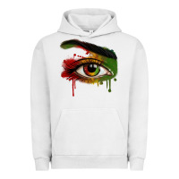 Pigment Lunar Rock Watercolor Juneteenth eyes Urban Hoodie - RanaPortraitStore