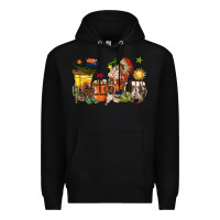 Black arizona coffee cups Premium Hoodie - texasbilliewilder