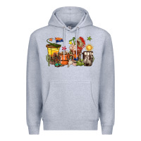 Heather Grey arizona coffee cups Premium Hoodie - texasbilliewilder