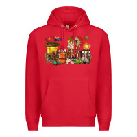 Red arizona coffee cups Premium Hoodie - texasbilliewilder