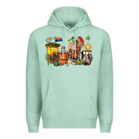 Seafoam arizona coffee cups Premium Hoodie - texasbilliewilder