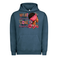 Pigment Midnight Navy What other think of me is none of my business afro Urban Hoodie - RanaPortraitStore