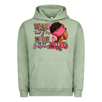 Pigment Oil Green What other think of me is none of my business afro Urban Hoodie - RanaPortraitStore