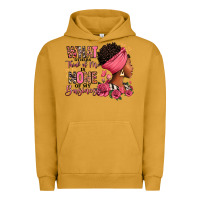 Pigment Peanut Butter What other think of me is none of my business afro Urban Hoodie - RanaPortraitStore