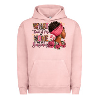 Pigment Salmon What other think of me is none of my business afro Urban Hoodie - RanaPortraitStore