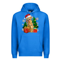 True Royal christmas golden dog Premium Hoodie - Zillion Design Studio