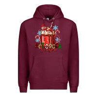 Burgundy hot cocoa  season Premium Hoodie - Zillion Design Studio
