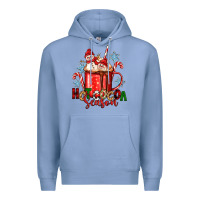 Colony Blue hot cocoa  season Premium Hoodie - Zillion Design Studio