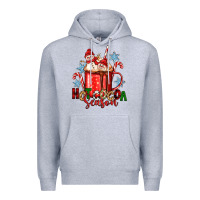 Heather Grey hot cocoa  season Premium Hoodie - Zillion Design Studio
