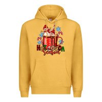 Mustard hot cocoa  season Premium Hoodie - Zillion Design Studio