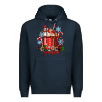 Navy hot cocoa  season Premium Hoodie - Zillion Design Studio
