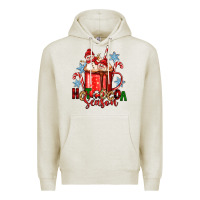 Oatmeal Heather hot cocoa  season Premium Hoodie - Zillion Design Studio