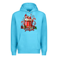 Ocean Blue hot cocoa  season Premium Hoodie - Zillion Design Studio