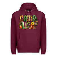 Burgundy camp life Premium Hoodie - RanaPortraitStore