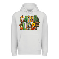 Dove Grey camp life Premium Hoodie - RanaPortraitStore