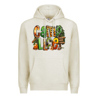 Oatmeal Heather camp life Premium Hoodie - RanaPortraitStore