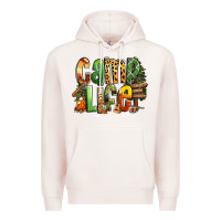 Pale Pink camp life Premium Hoodie - RanaPortraitStore