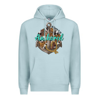 Blue Mist anchored hebrews 6 19 Premium Hoodie - texasbilliewilder